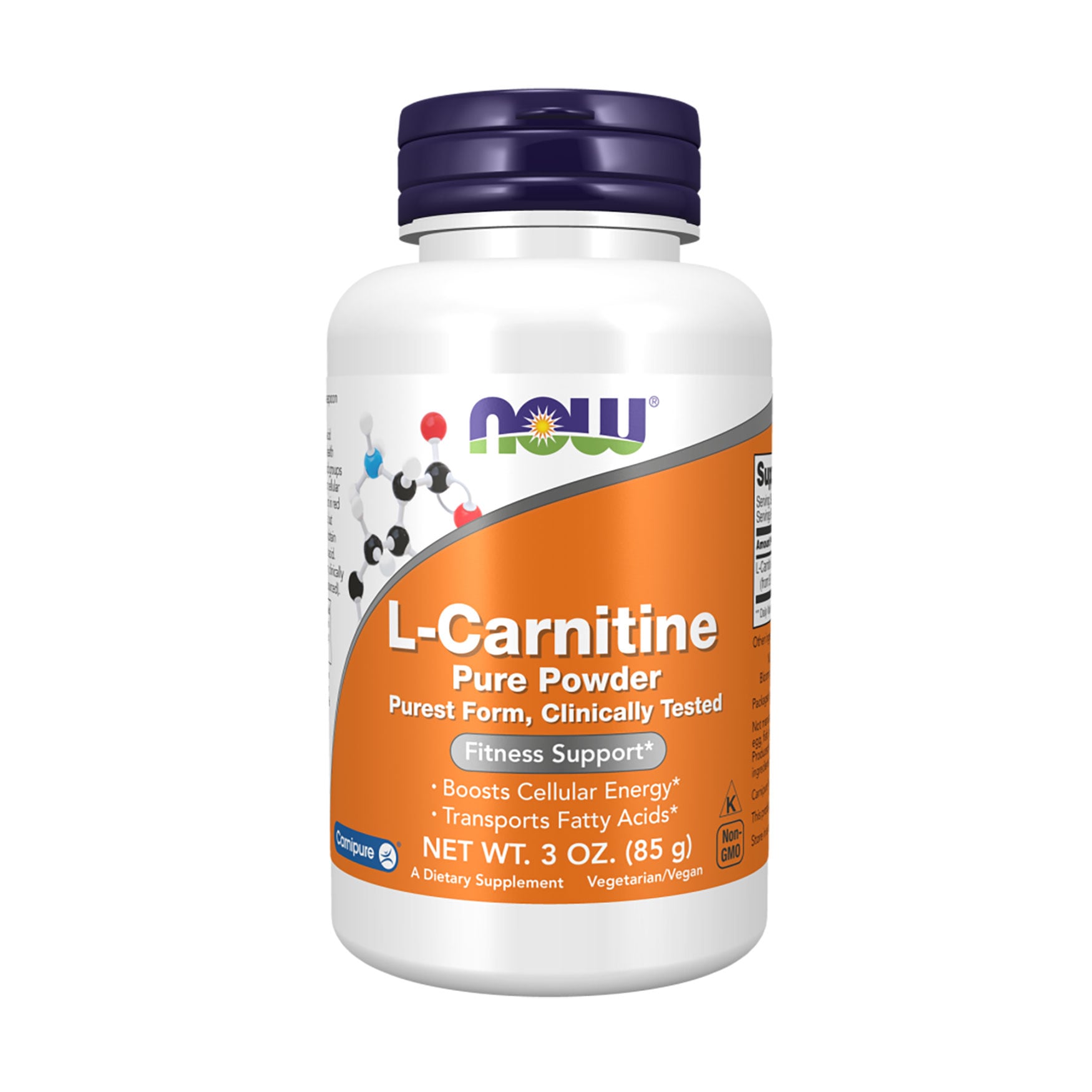L-Карнітин NOW foods L-Carnitine в порошку, 85 г